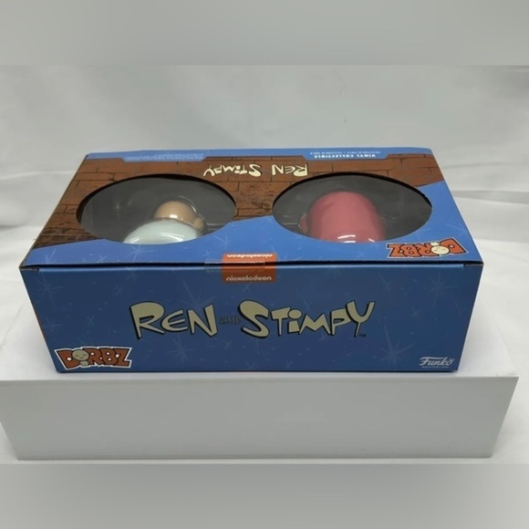Ren & Stimpy - Happy Happy Joy Joy NYCC 2018 US Exclusive Dorbz 2-pack Vinyl NIB - Picture 7 of 8